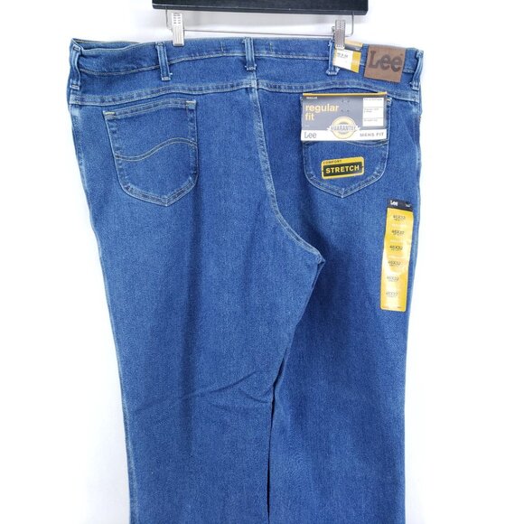 Lee Regular Fit Straight Leg Jeans Men's Size 46x34 Pepper Wash - Picture 5 of 9